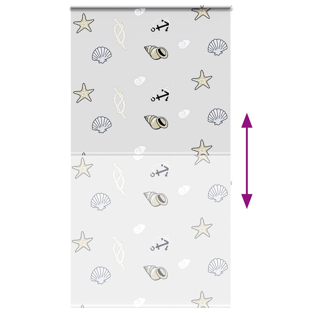 Duschrollo mit Kassette 140x240 cm Stoffbreite 136 cm