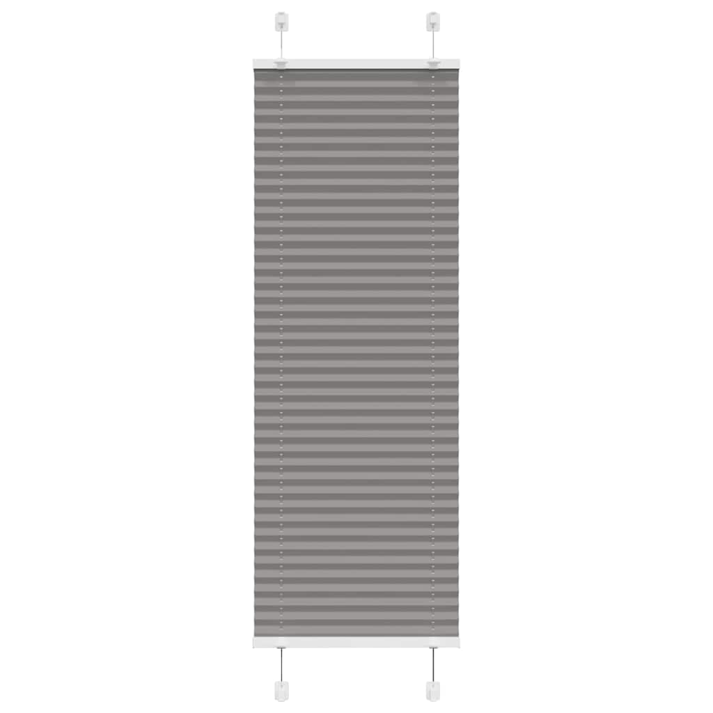Plissee Anthrazit 50x100 cm Stoffbreite 49,4 cm Polyester