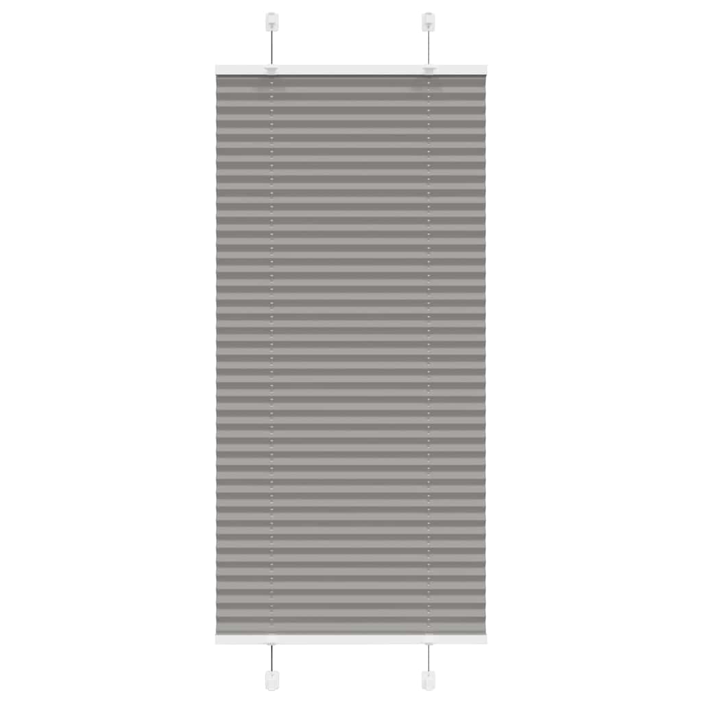 Plissee Anthrazit 55x150 cm Stoffbreite 54,4 cm Polyester