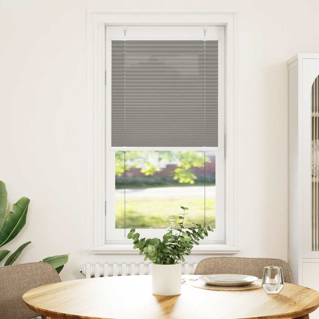 Plissee Anthrazit 55x150 cm Stoffbreite 54,4 cm Polyester