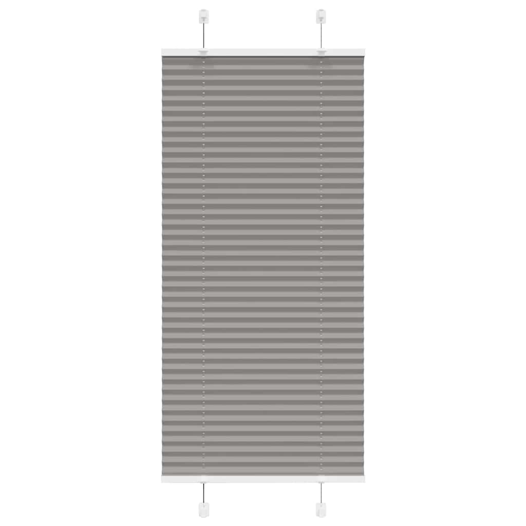Plissee Anthrazit 65x150 cm Stoffbreite 64,4 cm Polyester