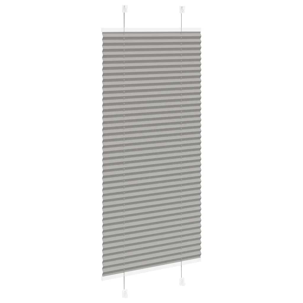 Plissee Anthrazit 65x150 cm Stoffbreite 64,4 cm Polyester