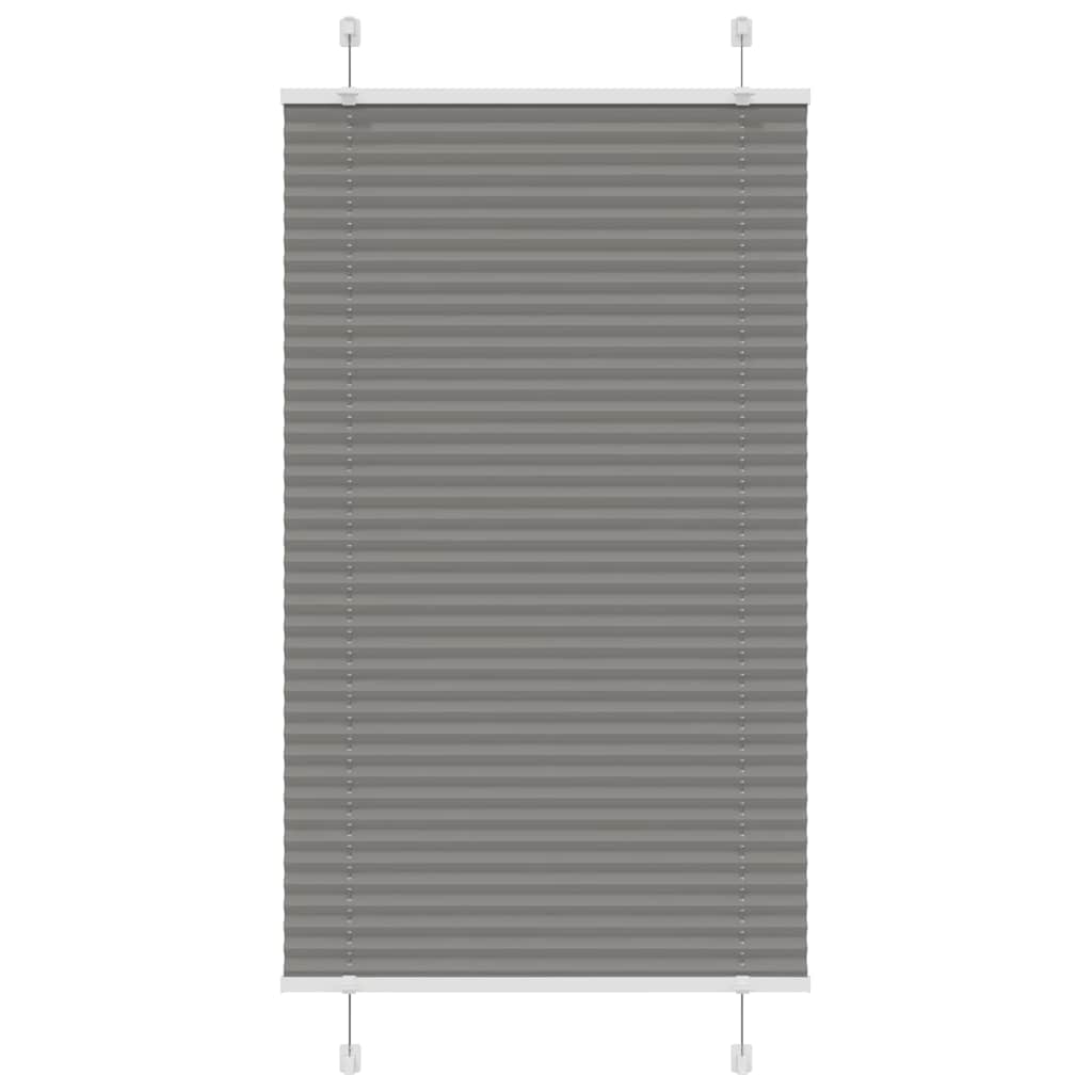 Plissee Anthrazit 70x150 cm Stoffbreite 69,4 cm Polyester