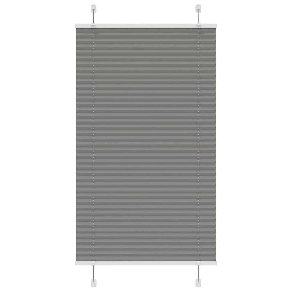 Plissee Anthrazit 80x150 cm Stoffbreite 79,4 cm Polyester