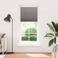 Plissee Anthrazit 95x200 cm Stoffbreite 94,4 cm Polyester