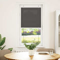 Plissee Schwarz 60x100 cm Stoffbreite 59,4 cm Polyester