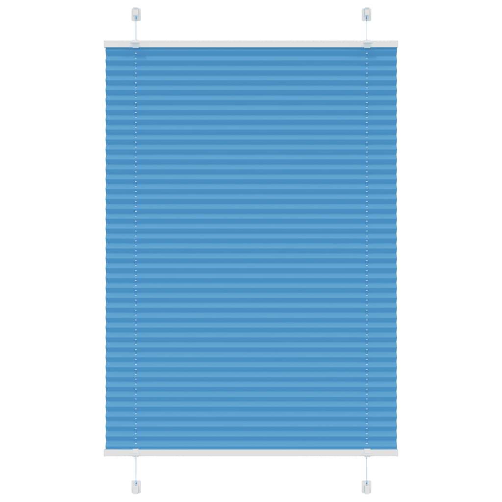 Plissee Blau 90x100 cm Stoffbreite 89,4 cm Polyester