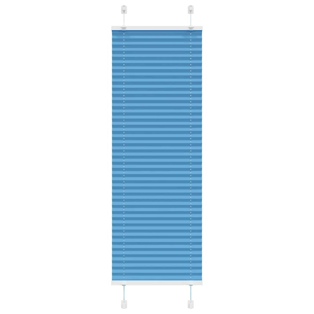 Plissee Blau 45x150 cm Stoffbreite 44,4 cm Polyester