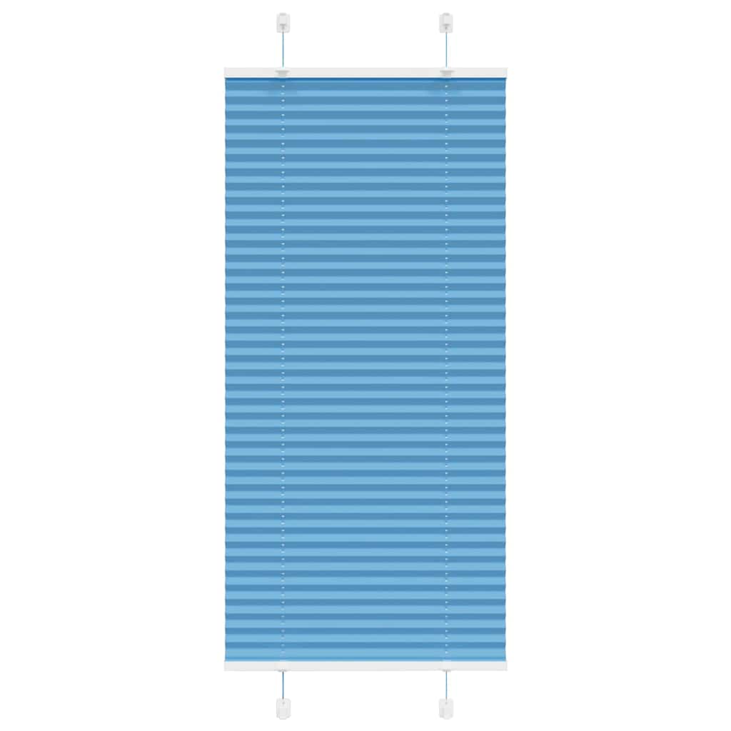 Plissee Blau 65x150 cm Stoffbreite 64,4 cm Polyester