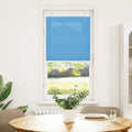 Plissee Blau 65x150 cm Stoffbreite 64,4 cm Polyester