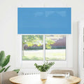Plissee Blau 115x150 cm Stoffbreite 114,4 cm Polyester