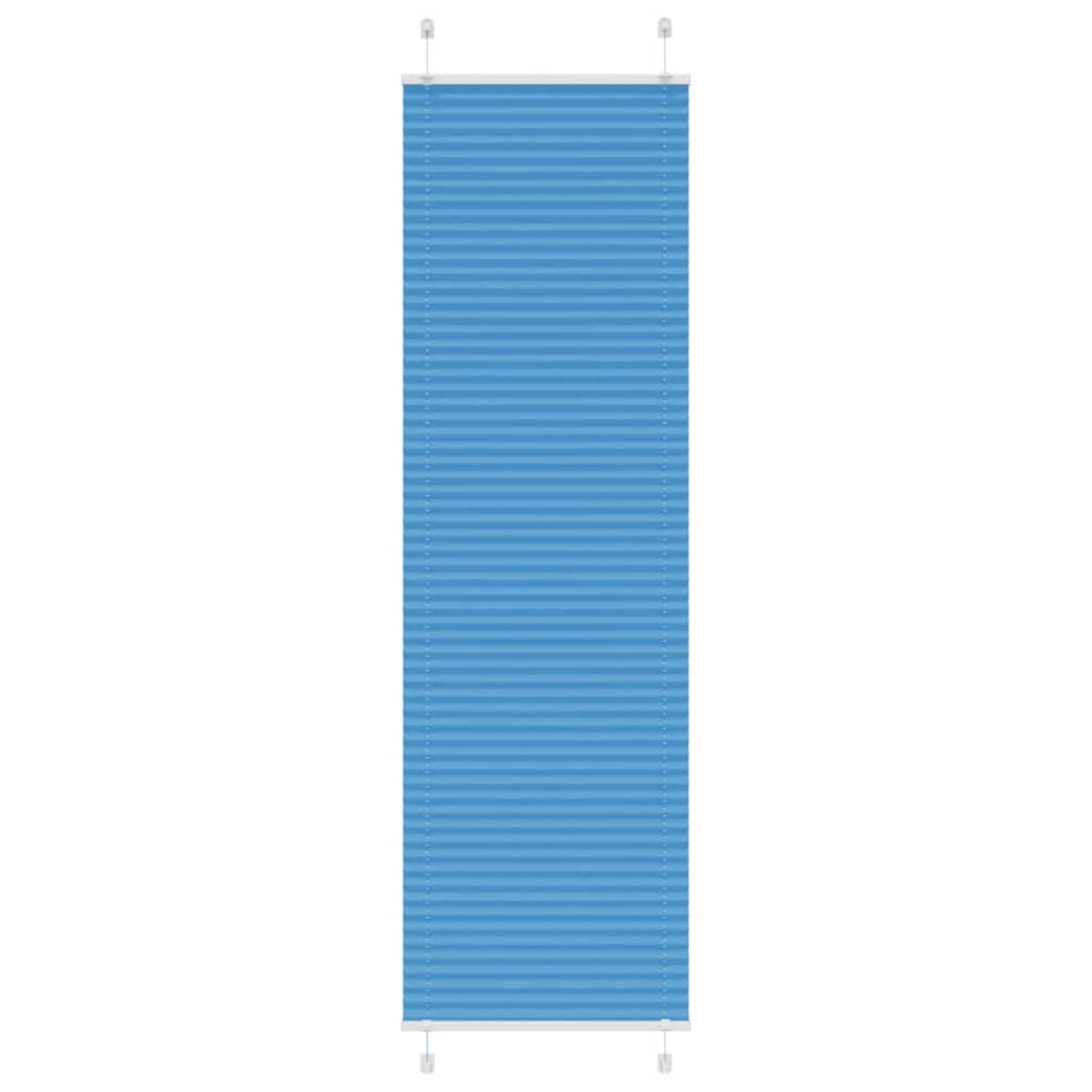 Plissee Blau 55x200 cm Stoffbreite 54,4 cm Polyester