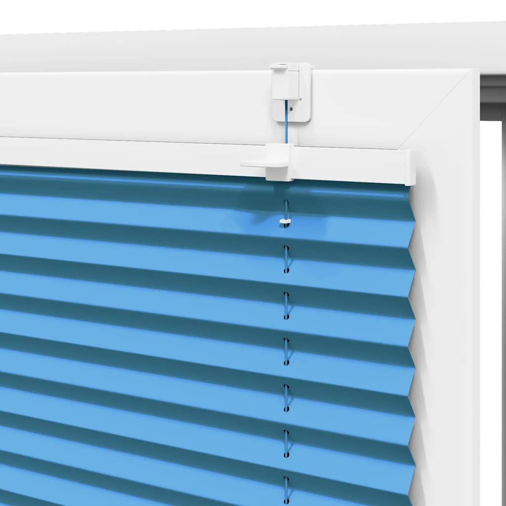 Plissee Blau 115x200 cm Stoffbreite 114,4 cm Polyester