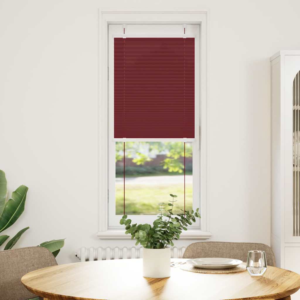 Plissee Bordeauxrot 45x100 cm Stoffbreite 44,4 cm Polyester