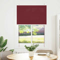 Plissee Bordeauxrot 90x150 cm Stoffbreite 89,4 cm Polyester