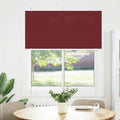 Plissee Bordeauxrot 115x150 cm Stoffbreite 114,4 cm Polyester