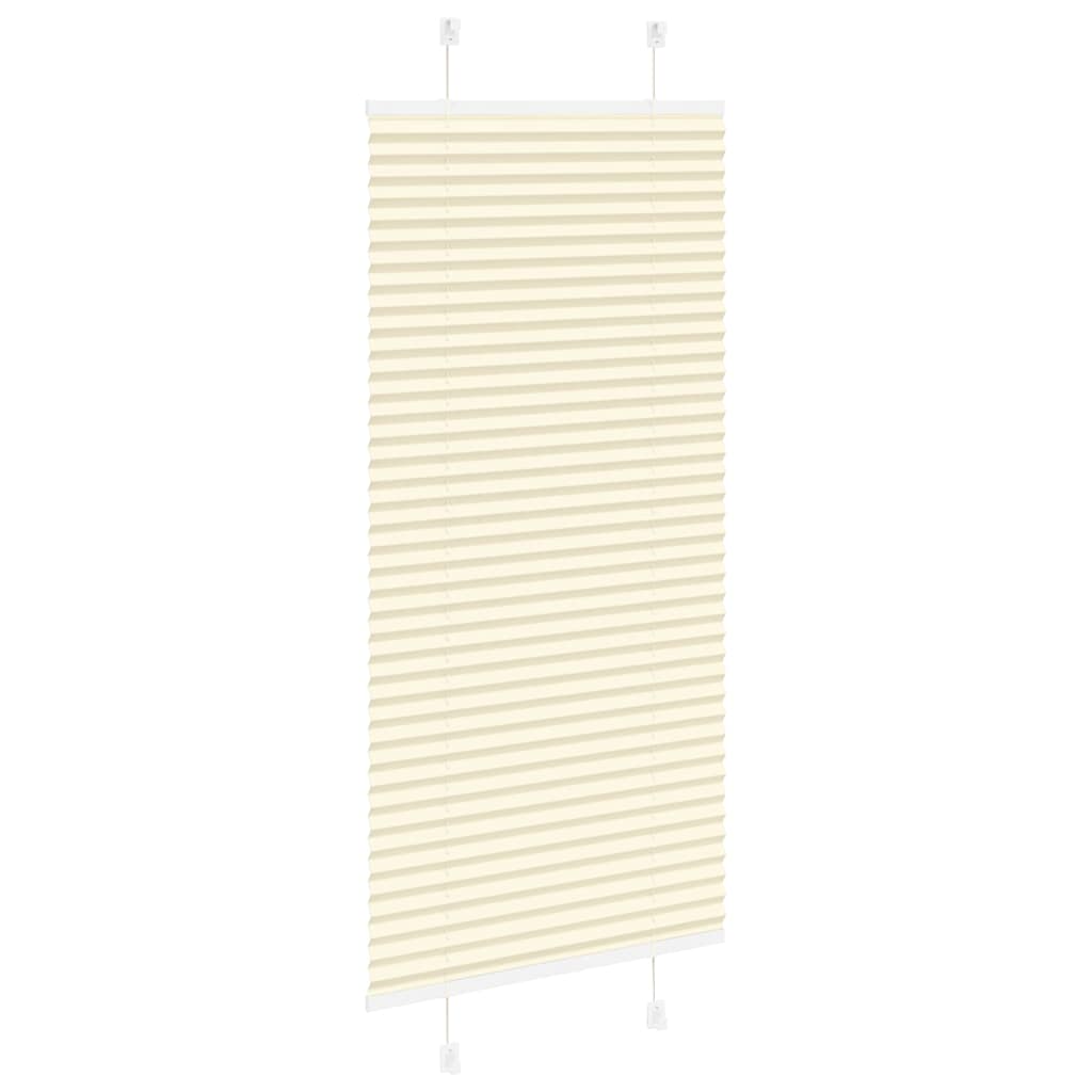 Plissee Creme 55x100 cm Stoffbreite 54,4 cm Polyester