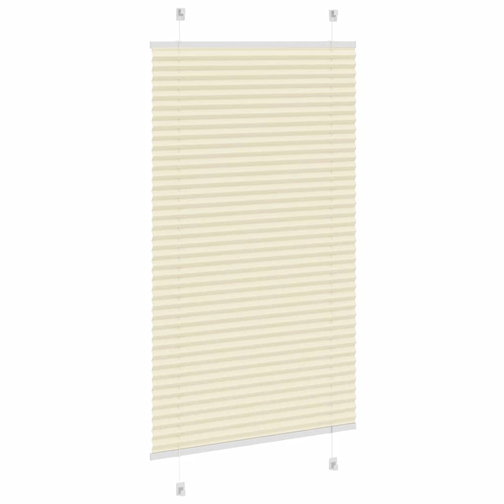 Plissee Creme 75x100 cm Stoffbreite 74,4 cm Polyester