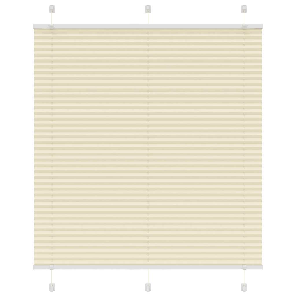 Plissee Creme 115x100 cm Stoffbreite 114,4 cm Polyester