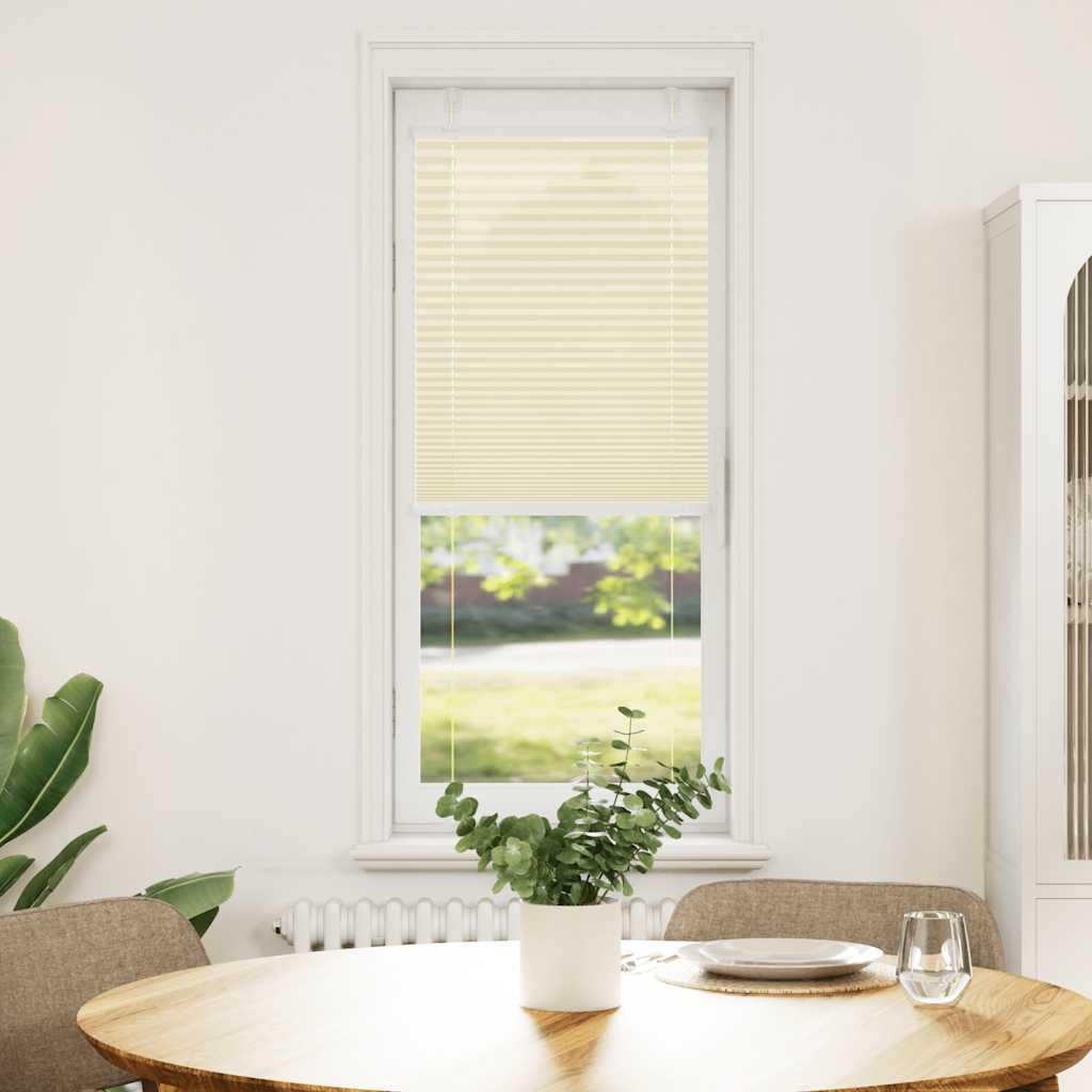 Plissee Creme 40x150 cm Stoffbreite 39,4 cm Polyester