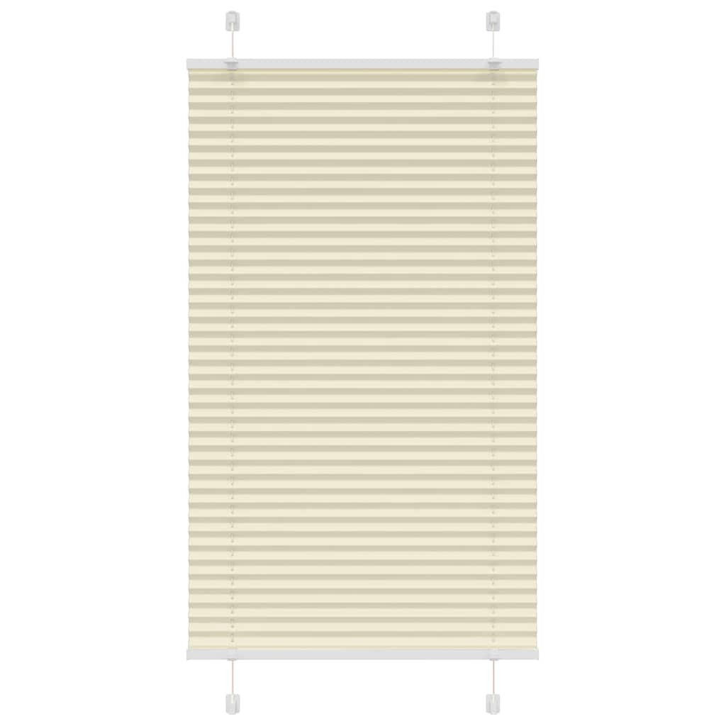 Plissee Creme 75x150 cm Stoffbreite 74,4 cm Polyester