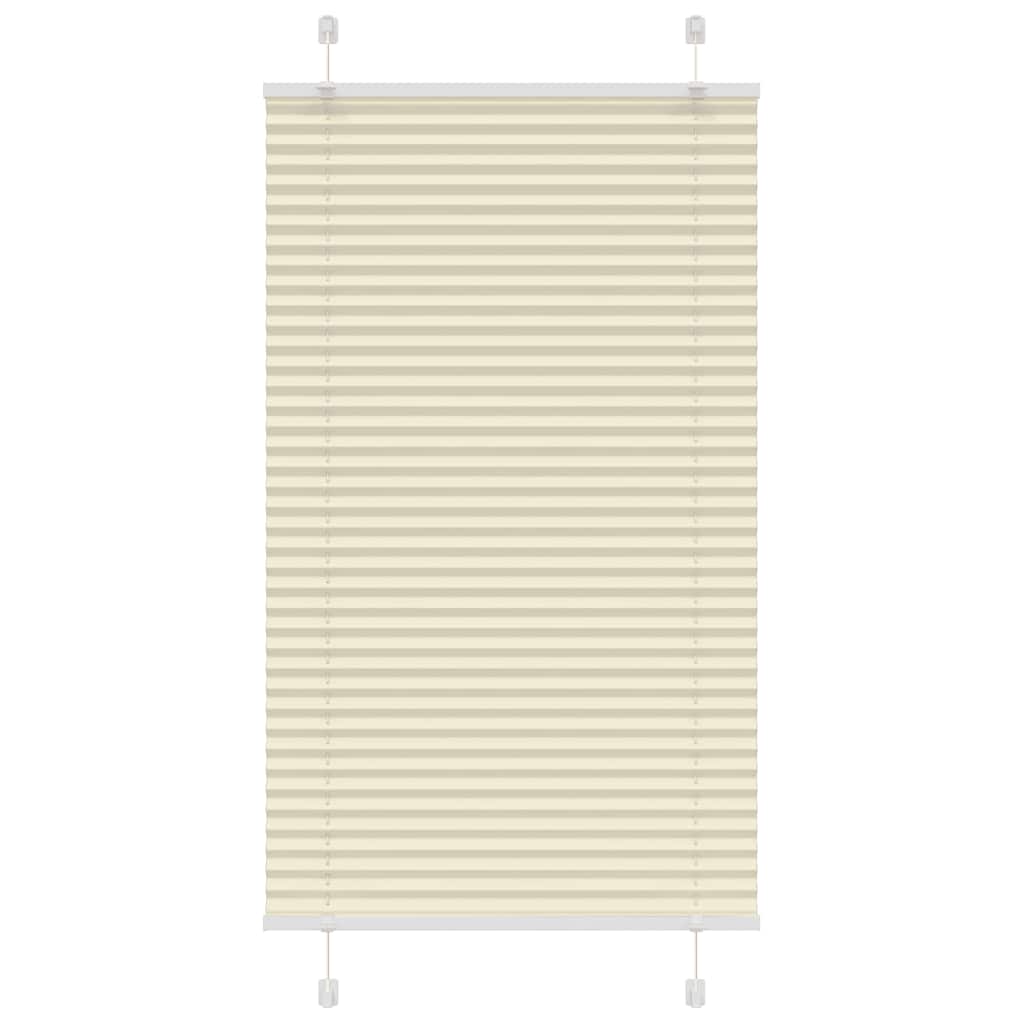 Plissee Creme 80x150 cm Stoffbreite 79,4 cm Polyester