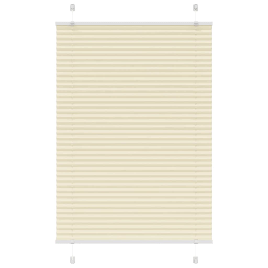 Plissee Creme 100x150 cm Stoffbreite 99,4 cm Polyester