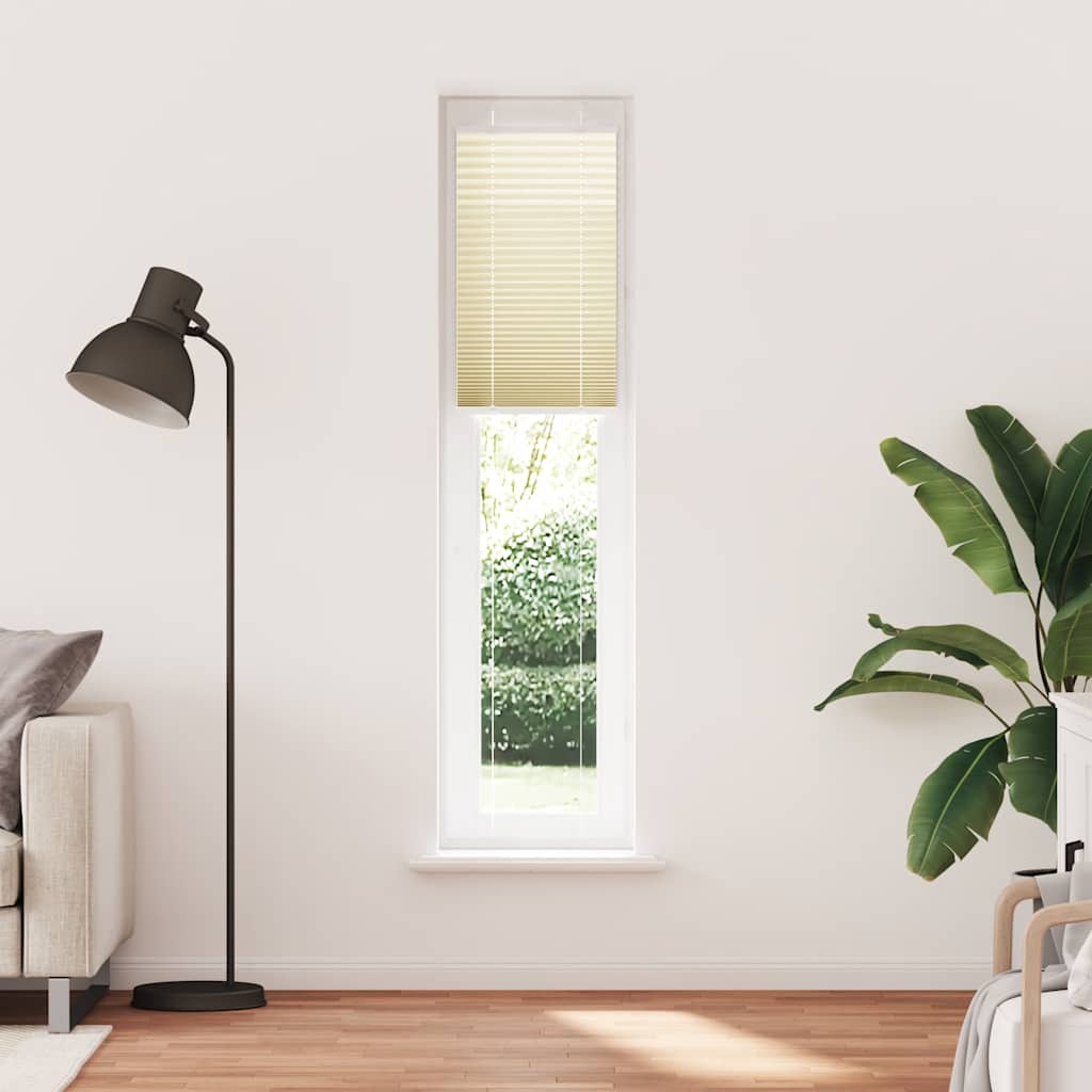 Plissee Creme 50x200 cm Stoffbreite 49,4 cm Polyester