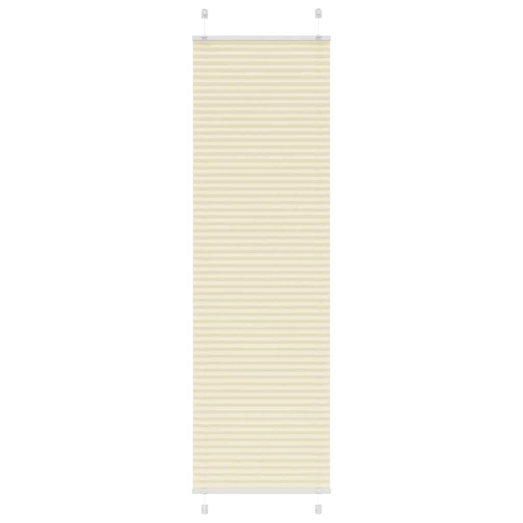 Plissee Creme 55x200 cm Stoffbreite 54,4 cm Polyester
