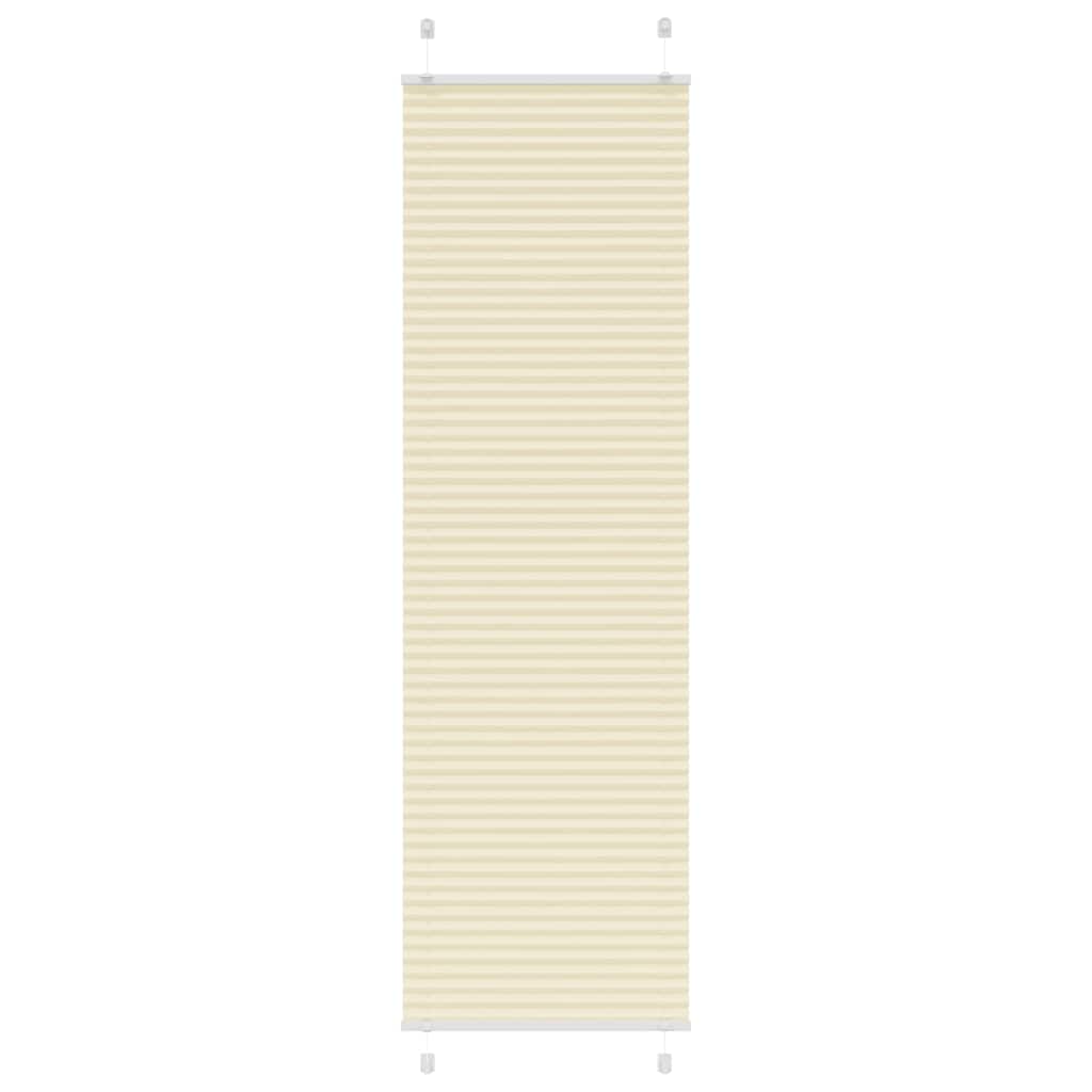 Plissee Creme 60x200 cm Stoffbreite 59,4 cm Polyester