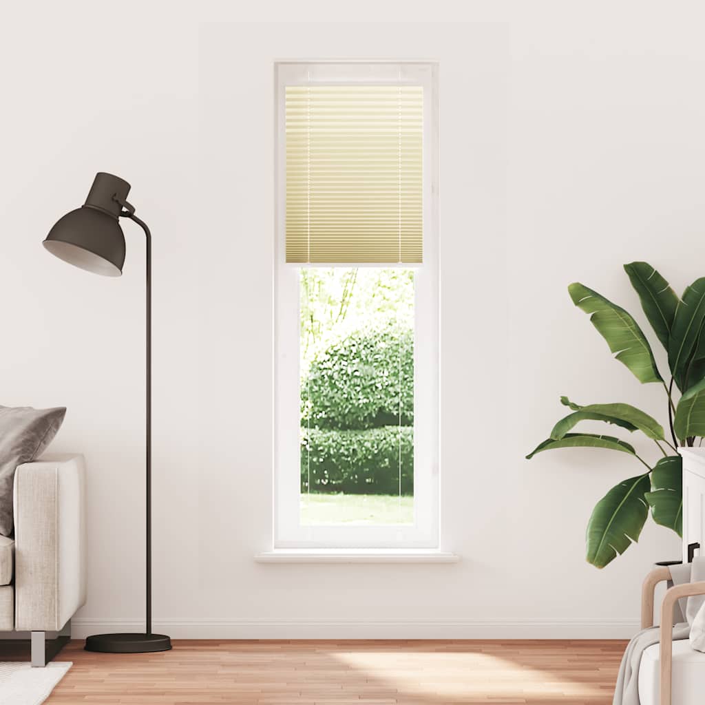 Plissee Creme 60x200 cm Stoffbreite 59,4 cm Polyester