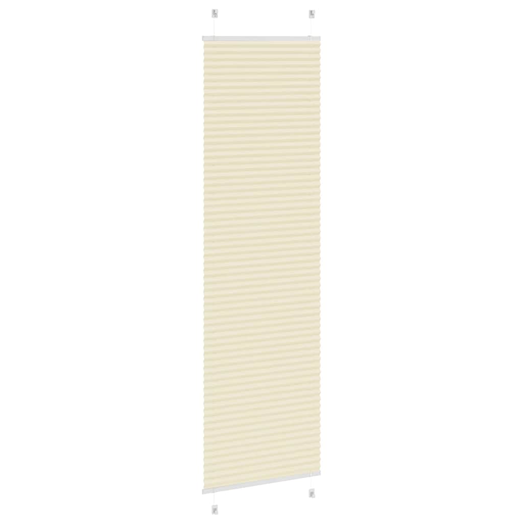 Plissee Creme 60x200 cm Stoffbreite 59,4 cm Polyester