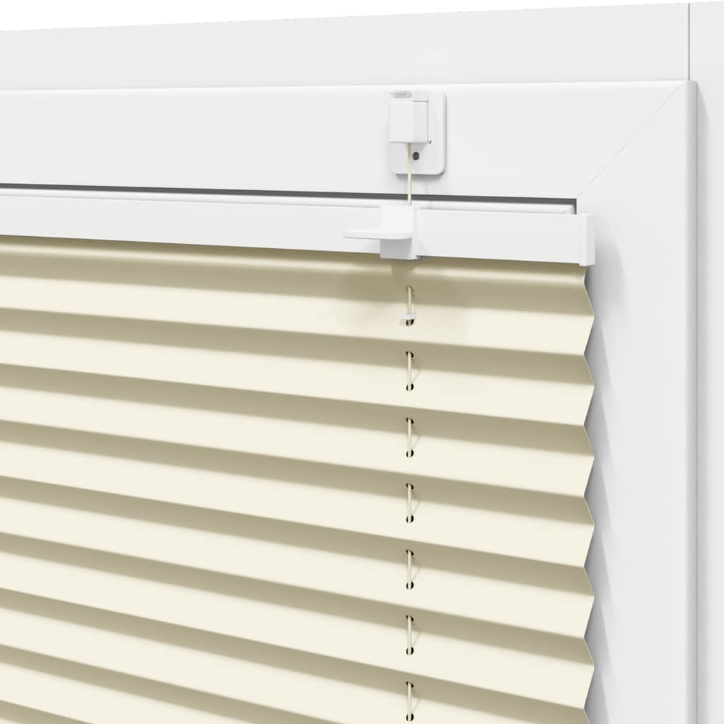 Plissee Creme 75x200 cm Stoffbreite 74,4 cm Polyester