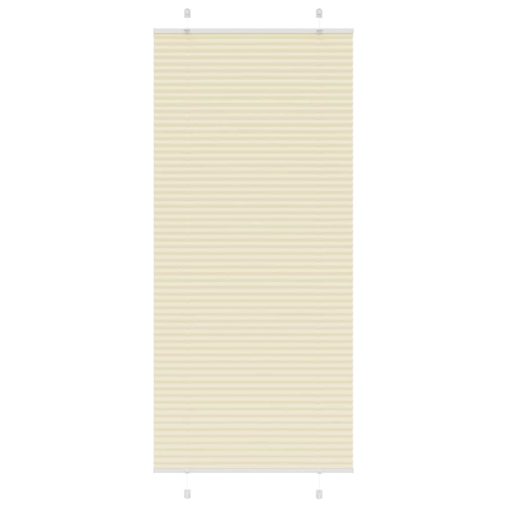 Plissee Creme 95x200 cm Stoffbreite 94,4 cm Polyester