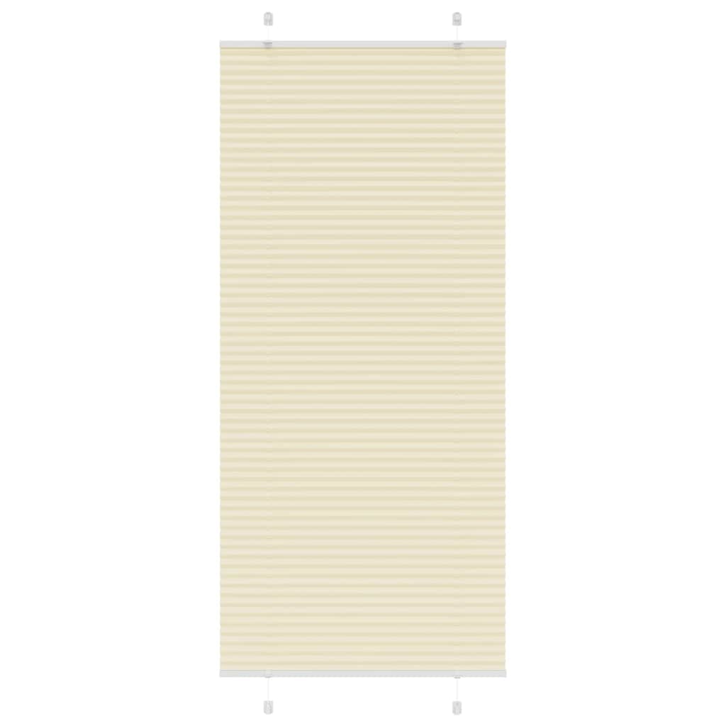 Plissee Creme 100x200 cm Stoffbreite 99,4 cm Polyester
