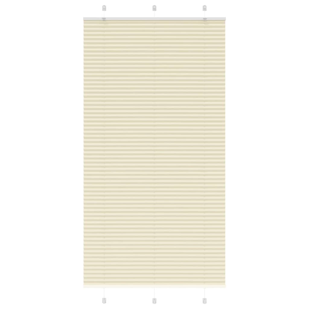 Plissee Creme 105x200 cm Stoffbreite 104,4 cm Polyester