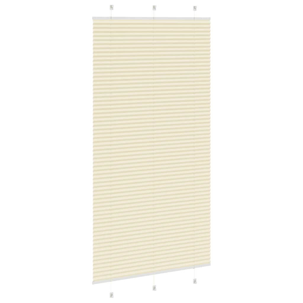 Plissee Creme 105x200 cm Stoffbreite 104,4 cm Polyester