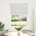 Plissee Hellgrau 100x100 cm Stoffbreite 99,4 cm Polyester