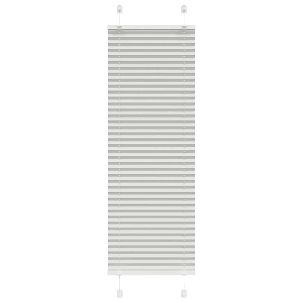 Plissee Hellgrau 50x150 cm Stoffbreite 49,4 cm Polyester