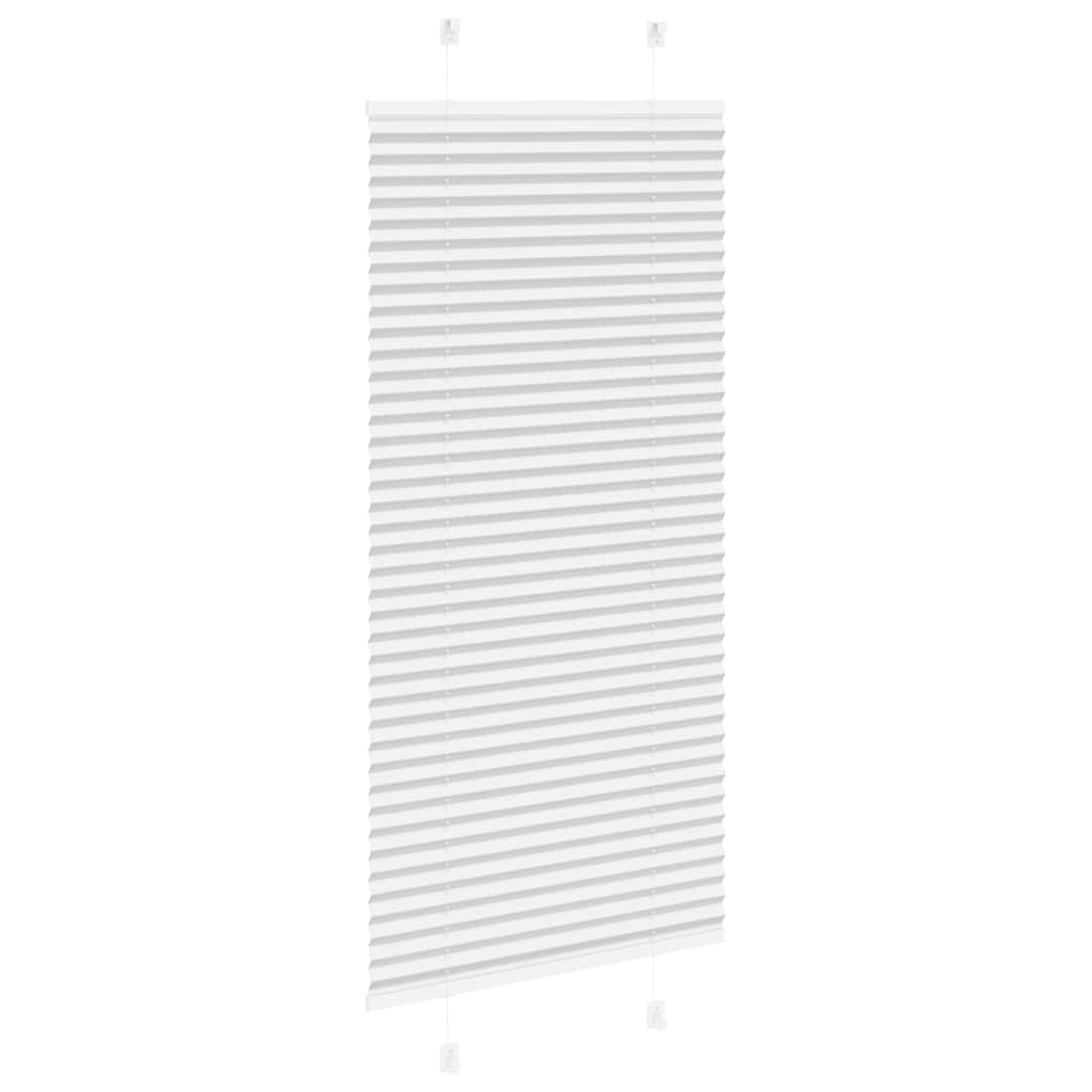 Plissee Hellgrau 55x150 cm Stoffbreite 54,4 cm Polyester
