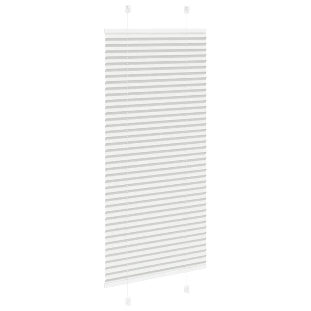 Plissee Hellgrau 65x150 cm Stoffbreite 64,4 cm Polyester