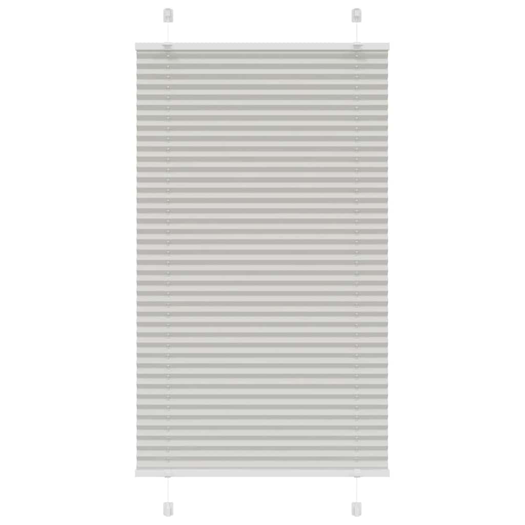 Plissee Hellgrau 70x150 cm Stoffbreite 69,4 cm Polyester
