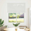 Plissee Hellgrau 110x150 cm Stoffbreite 109,4 cm Polyester