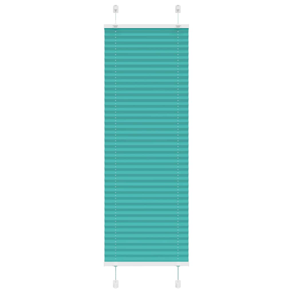 Plissee Petrolgrün 50x100 cm Stoffbreite 49,4 cm Polyester