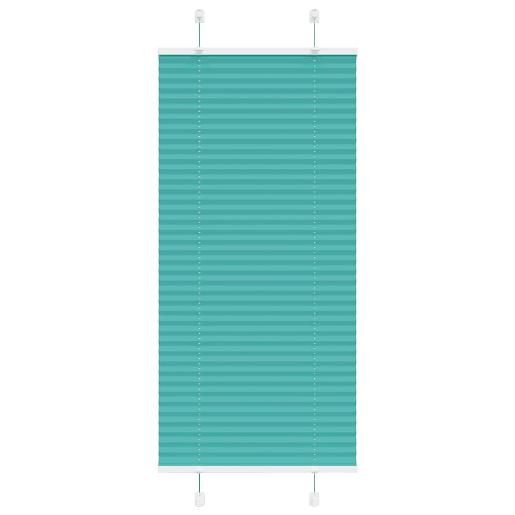 Plissee Petrolgrün 65x150 cm Stoffbreite 64,4 cm Polyester