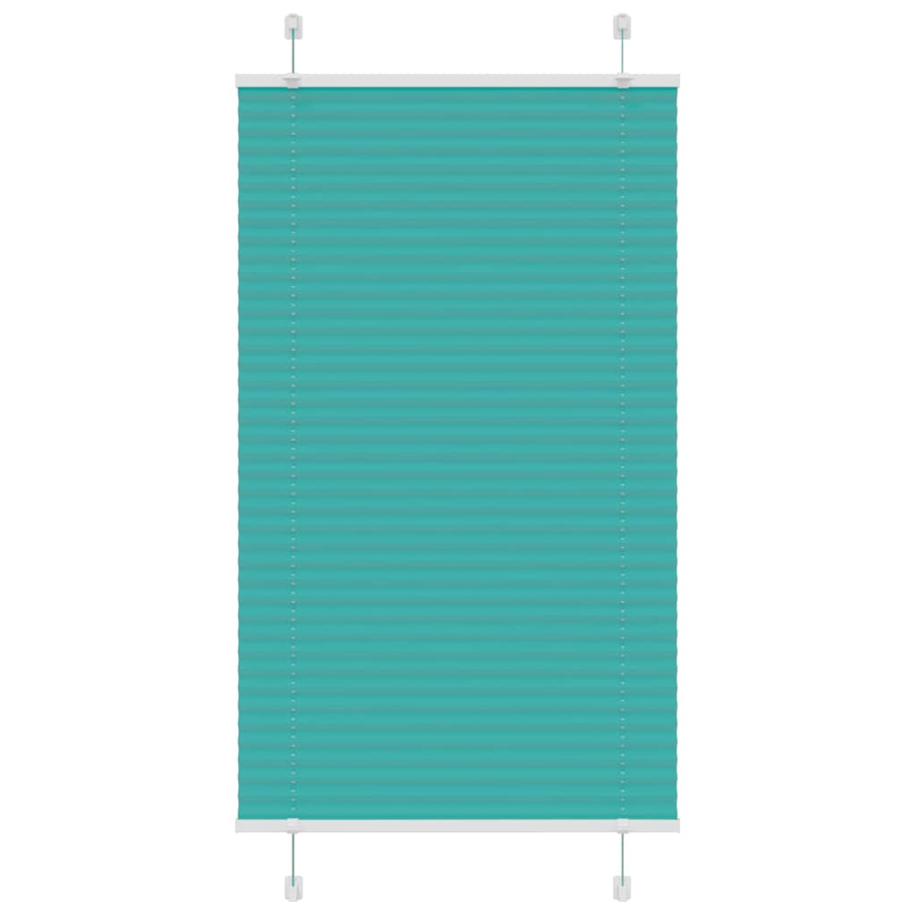 Plissee Petrolgrün 75x150 cm Stoffbreite 74,4 cm Polyester