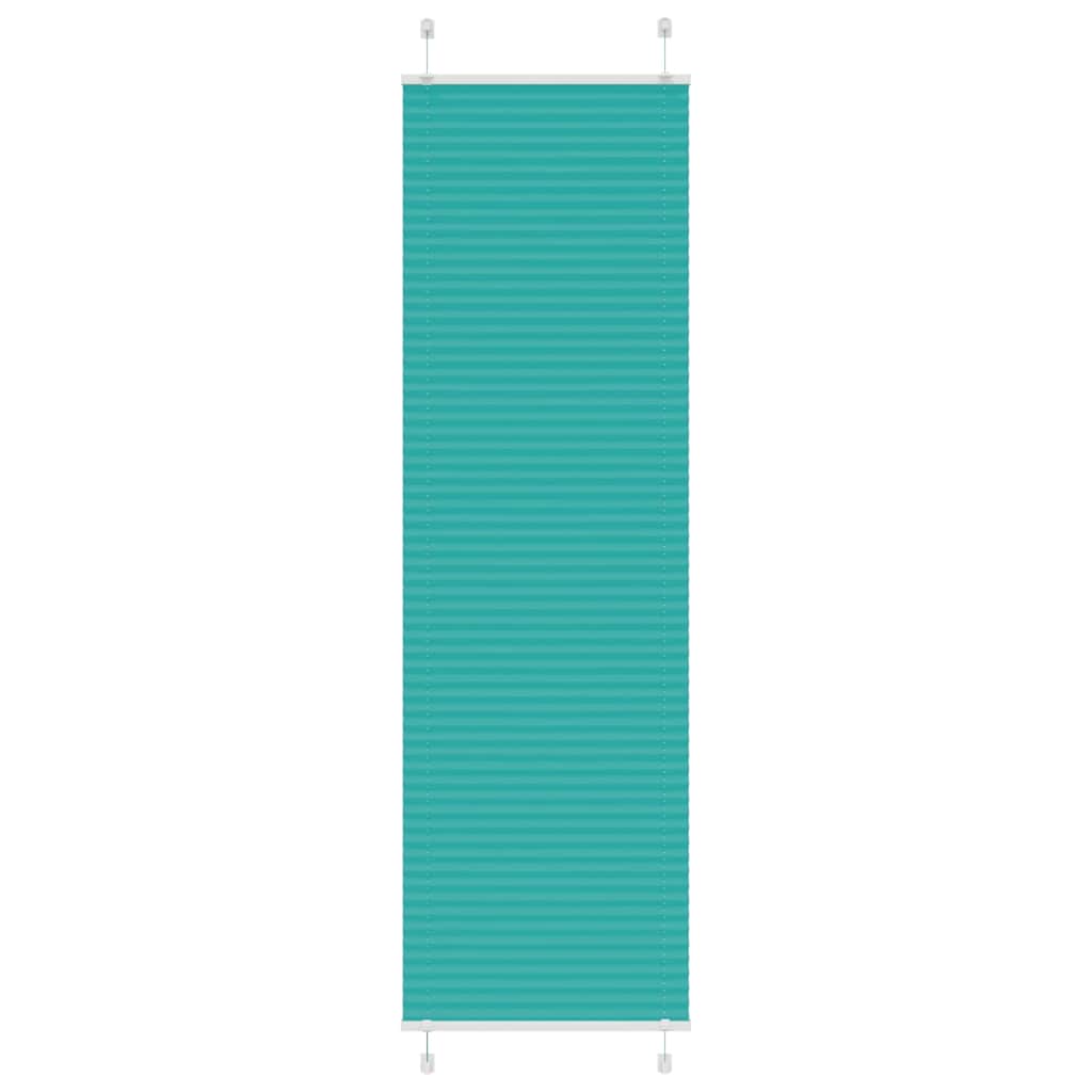 Plissee Petrolgrün 55x200 cm Stoffbreite 54,4 cm Polyester