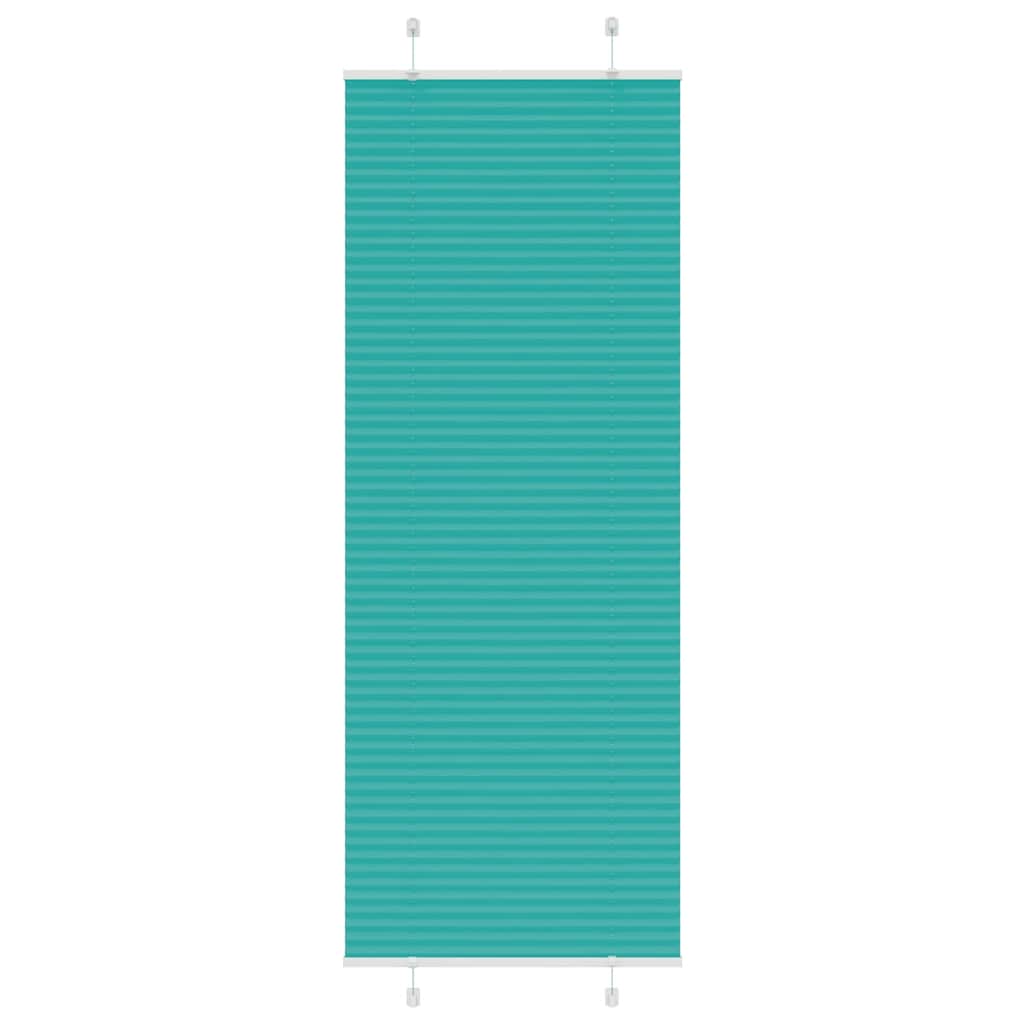 Plissee Petrolgrün 70x200 cm Stoffbreite 69,4 cm Polyester