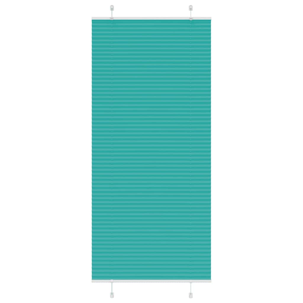 Plissee Petrolgrün 100x200 cm Stoffbreite 99,4 cm Polyester