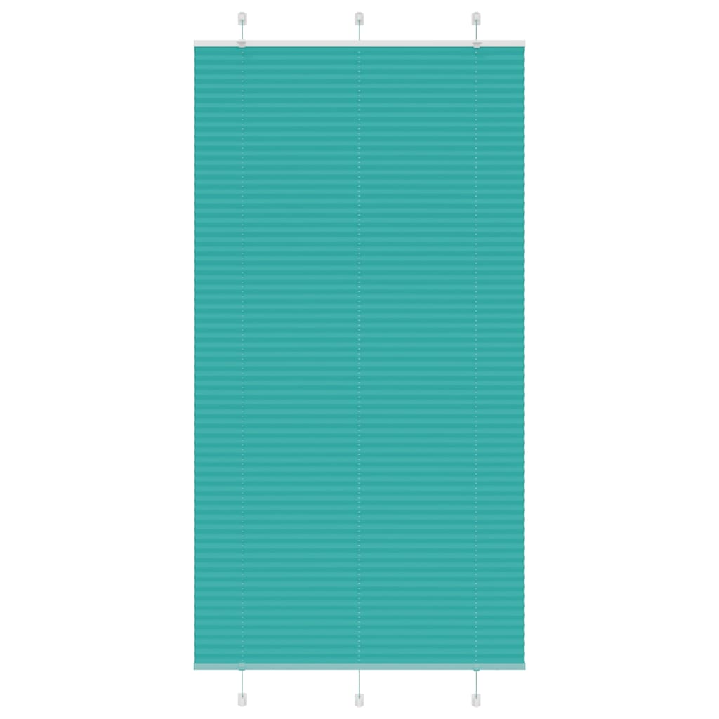 Plissee Petrolgrün 110x200 cm Stoffbreite 109,4 cm Polyester